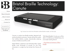 Tablet Screenshot of bristolbraille.co.uk